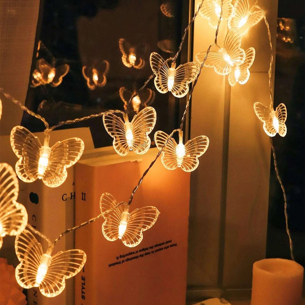 3 Meters 20 Lights Butterfly Eid Decoration Light String